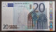 1 X 20€ Euro Draghi  R019F4 P32213339191 - UNC Netherlands / Holland - 20 Euro