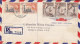 Gold Coast Air Mail Registered Einschreiben Label JASIKAN 1955 Cover Brief LAKESIDE BIBLE HOUSE, CHICAGO USA, 6x QEII. - Goudkust (...-1957)