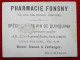 Chromo Publicité. Peau D'âne. Pharmacie Fonsny, Rue Des Raines, Verviers. Vin De Quinquina - Autres & Non Classés