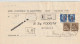 RACCOMANDATA 1945 RSI 2X1,25 SS +2X10 TIMBRO CLES TRENTO VERMIGLIO (YK929 - Poststempel