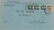 LETTERA 1945 RSI 3X15+5 MON DIST TIMBRO NOVELLO CUNEO (YK917 - Poststempel