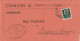 LETTERA DOPPIA SPEDIZIONE 1944 RSI 5+25 SS --25 SSTIMBRO CASTELFRANCO EMILIA (YK848 - Poststempel