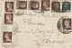 LETTERA 1945 LUOGOTENENZA 5X10+3X30+60 TIMBRO FIRENZE (YK676 - Marcophilia