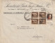 LETTERA 1944 RSI 4X5+30C SS SPOSTATA FIRMATA BIONDI  (YK671 - Poststempel