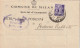 LETTERA 1945 RSI C.50 MON DIST TIMBRO PADERNO ROBBIATE COMO (YK513 - Storia Postale
