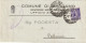 LETTERA 1945 RSI C.50 MON DIST TIMBRO BERGAMO DALMINE (YK510 - Poststempel