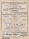 BOURGES PROGRAMME THEATRE LES CLOCHES DE CORNEVILLE M R LAFFON MOREL RAISIN MLLEFELJAS BARDOT ANNEE 1907 PUBLICITER - Programmes