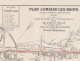 Fixe Plan Année 1913 Ville Uriage Les Bains Tracé Tramway - Europe