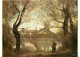Art - Peinture - J B Camille Corot - Mantes - La Cathédrale Et La Ville Vues à Travers Les Arbres Le Soir - CPM - Voir S - Pintura & Cuadros
