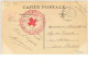 53 . N° 32604. ERNEE.PLACE RENAULT MORLIERE.CACHET MILITAIE CROIX ROUGE - Ernee