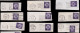 US.STAMPS.1954-55.SET 25 POSTMARK.SCOTT 1035 - Lettres & Documents