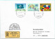 UNO-Wien R-Brief SF 80 Helsinki SF Erinnerungsstempel MI-No 97 - Cartas & Documentos