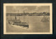 "UEBERLINGEN" 1926, AK "Ansicht Vom See Aus Mit Dampfer Und Segelschiff" (A1060) - Überlingen