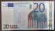 1 X 20€ Euro Draghi  R030G2 P39961674109 - UNC  Netherlands / Holland - 20 Euro