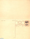 India 1948 Hyderabad, Reply Paid Postcard 6/6 On 8/8p, Unused Postal Stationary - Storia Postale