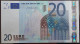 1 X 20€ Euro Draghi  R030C2 L44121233786 - UNC  Finland / Finnland - 20 Euro