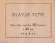 Sweden 1952 Olavus Petri Booklet, Mint NH, Religion - Religion - Stamp Booklets - Nuovi