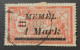 Memel - 1 Mark - 1922-1923 Emissioni Locali