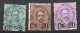 1890 Regno Sovrastampati N. 56 - 58 Serie Completa Used Sassone 220 Euro - Afgestempeld