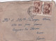 Pologne-1949--lettre De SWIEBODZICE  Pour CAGNAC LES MINES-81, Paire De Timbres Sur Lettre , Cachet - Cartas & Documentos