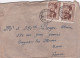 Pologne-1949--lettre De SWIEBODZICE  Pour CAGNAC LES MINES-81, Paire De Timbres Sur Lettre , Cachet - Covers & Documents