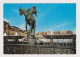 Sweden SVERIGE Linköping Fountain View, Vintage 1980s Photo Postcard RPPc With Topic Stamp Sent To Bulgaria (67979) - Brieven En Documenten