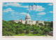 USA United States Capitol Building View RPPc, 1970s W/Topic Stamps 2x10c. RURAL AMERICA-Train, Sent To Bulgaria (67980) - Storia Postale