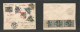 Estonia. 1924 (22 July) Tallinn - Finland, Helsingfors (22 July) Registered Air Multifkd Mixed Issues Front And Reverse - Estonie