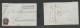 German States-Prusia. 1856 (19 Apr) Reichenbach - Langen Bielan. E Fkd 1gr Black/pink, Good Margin, Tied "1218" Rings, T - Autres & Non Classés