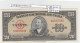 BILLETE CUBA 20 PESOS 1958 P-80b N01955 - Other - America