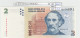 BILLETE ARGENTINA 2 PESOS 2013 P-352a.6 N01840 - Other - America