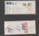 Bc - Rhodesia. 1970 (5 Oct) Umtali - England, Yorkshire (9 Oct) Registered Air Multifkd Env + Uncirculated + Reverse Tax - Other & Unclassified