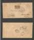 Peru. 1919 (Abril) Lima - Ceylon, Colombo, Indian Ocean (July 8) Consular Mail Via NYC Transited Reverse + Official Fkd - Pérou