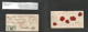 E-Gobierno Provisional. 1871 (25 Aug) Barcelona - USA, Nueva York. Carta Con Contenido Via Inglesa, Tarifa 400 Rs + 400r - Autres & Non Classés