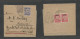 Turkey. 1908. Pera - Andrinople. Registered Multifkd Front And Reverse. 5 Para Lilac Stat Complete Wrapper, Tied Cds + R - Autres & Non Classés