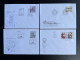 ESTONIA EESTI 1996 LOT OF 10 FDC'S ESTLAND - Estonia