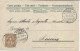 Un Saluto Da Orselina, Piccola Animazione, Un Uomo Che Trasporta Legna Sulle Spalle, Viaggiata 1902 - Orselina