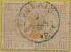 D051    AUVELAIS  Cirkelstempel Op Nr 5 - Used