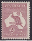 1929 AUSTRALIA - SG 110 2/ Maroon MLH/* - Sonstige & Ohne Zuordnung