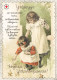 Postal Stationery - Girls Picking Flowers - Friendship - Red Cross - Suomi Finland - Postage Paid - Postal Stationery