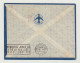 BUSTA SENZA LETTERA - VIA ALA LITTORIA - DIRE DAUA DEL 1937 - ERITREA ANNULLO LA LOTTERIA DI TRIPOLI VIA FARà MILIONARI - Marcophilie (Avions)