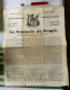 Prospectus De La Sentinelle Du Peuple - Alexandre Labot - Vers 1851 - Politique