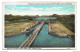 6 Postcards Lot Panama Canal & Canal Zone Construction Miroflores & Pedro Miguel Locks Palace Christobal Docks Unposted - Panama