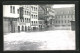 AK Nürnberg, Hochwasser-Katastrophe Am 5. Februar 1909 - Obstmarkt  - Überschwemmungen