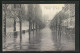 AK Crue De La Seine 1910, Melun - Quai Pasteur, Hochwasser  - Floods