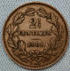 Luxembourg • 2 1/2 Centimes 1901 • SUP / XF+  • B_RTH - Error - A Almost Absent • Luxemburg •  [24-573] - Luxembourg