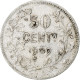 Belgique, 50 Centimes, 1909, TB, Argent, KM:61.1 - 50 Centimes