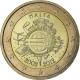 Malte, 2 Euro, 10 Jahre Euro, 2012, SPL, Bi-Metallic, KM:139 - Malta