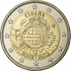 Espagne, Juan Carlos I, 2 Euro, 10 Years Euro, 2012, Madrid, SPL+ - Spain