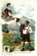 Bayrische Volkstrachten - Tegernsee - Litho - Tegernsee